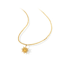 Load image into Gallery viewer, Fashion Personality Plated Gold 316L Stainless Steel Sun Pendant with Necklace
