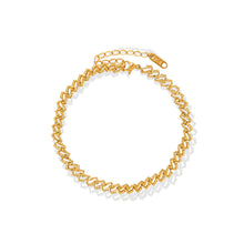 Load image into Gallery viewer, Fashion Personality Plated Gold 316L Stainless Steel Hollow Geometric Anklet