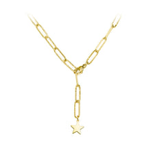 Load image into Gallery viewer, Fashion Simple Plated Gold 316L Stainless Steel Star Necklace