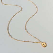 Load image into Gallery viewer, Fashion Simple Plated Gold 316L Stainless Steel Sun Pendant with Necklace