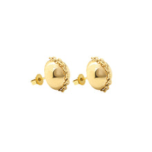 Load image into Gallery viewer, Fashion Simple Plated  Gold 316L Stainless Steel Geometric Stud Earrings