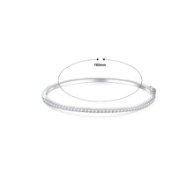 Load image into Gallery viewer, Fashion Simple Geometric Oval Cubic Zirconia Bangle