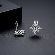 Load image into Gallery viewer, Simple Bright Star Stud Earrings with Cubic Zirconia