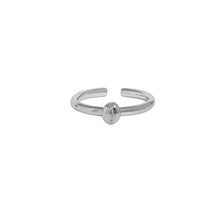 Load image into Gallery viewer, 925 Sterling Silver Fashion Creative Coffee Bean Shaped Geometric Adjustable Open Ring