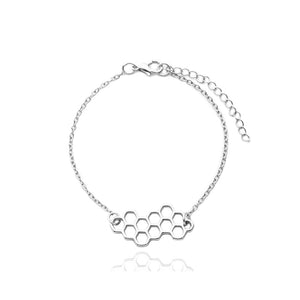 Fashion Simple Hollow Honeycomb Bracelet