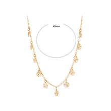Load image into Gallery viewer, Fashion and Elegant Plated Gold Hollow Rose Necklace