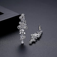 Load image into Gallery viewer, Fashion Bright Butterfly Long Earrings with Cubic Zirconia