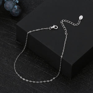 925 Sterling Silver Simple Fashion Geometric Anklet