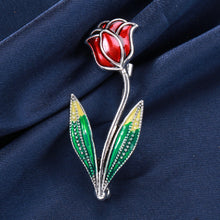 Load image into Gallery viewer, Fashion and Elegant Enamel Rose Brooch