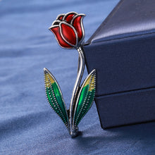 Load image into Gallery viewer, Fashion and Elegant Enamel Rose Brooch