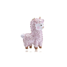 Load image into Gallery viewer, Fashion Lovely Plated Gold Enamel Pink Sheep Brooch