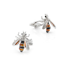 Load image into Gallery viewer, Fashion Personality Bee Cufflinks with Cubic Zirconia