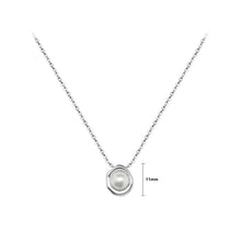 Load image into Gallery viewer, Simple and Fashion Irregular Geometric Pendant with Imitation Pearls and Necklace