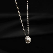 Load image into Gallery viewer, Simple and Fashion Irregular Geometric Pendant with Imitation Pearls and Necklace