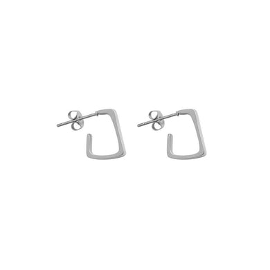 Simple Temperament 316L Stainless Steel Line Geometric Earrings