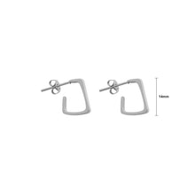 Load image into Gallery viewer, Simple Temperament 316L Stainless Steel Line Geometric Earrings