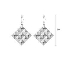 Load image into Gallery viewer, Fashion Personality 316L Stainless Steel Rivet Geometric Square Earrings