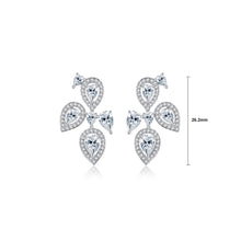 Load image into Gallery viewer, Fashion Temperament Geometric Water Drop Stud Earrings with Cubic Zirconia