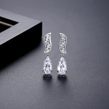 Load image into Gallery viewer, Fashion Simple Geometric Water Drop Earrings with Cubic Zirconia