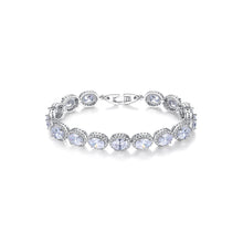 Load image into Gallery viewer, Fashion Elegant Geometric Oval Bracelet with Cubic Zirconia