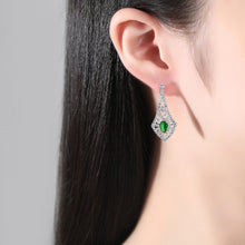 Load image into Gallery viewer, Fashion Elegant Diamond Geometric Long Earrings with Cubic Zirconia