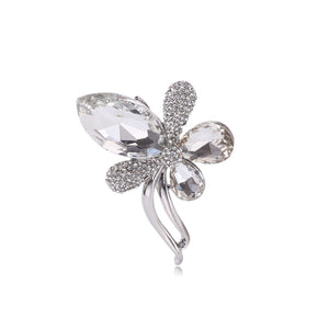 Fashion Bright Butterfly Brooch with Cubic Zirconia