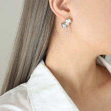 Load image into Gallery viewer, Simple Fashion Love Heart Stud Earrings with Cubic Zirconia