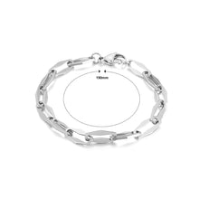 Load image into Gallery viewer, Simple Personality 316L Stainless Steel Diamond Chain Bracelet
