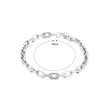 Load image into Gallery viewer, Simple Fashion 316L Stainless Steel Ring Geometric Chain Bracelet