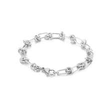 Load image into Gallery viewer, Simple Personality 316L Stainless Steel Knot Geometric Chain Bracelet