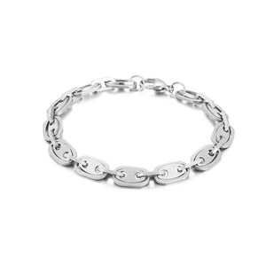 Fashion Personality 316L Stainless Steel Geometric Chain Bracelet