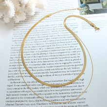 Load image into Gallery viewer, Simple Fashion Plated Gold 316L Stainless Steel Chain Double Layer Necklace