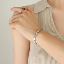Load image into Gallery viewer, Fashion Simple 316L Stainless Steel Love Geometric Square Bracelet