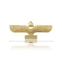 Load image into Gallery viewer, Fashion Vintage Plated Gold Eagle Totem Brooch
