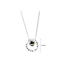 Load image into Gallery viewer, 925 Sterling Silver Fashion Fashion Personality Hollow Planet Pendant with Necklace