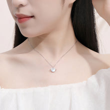 Load image into Gallery viewer, 925 Sterling Silver Fashion Temperament Planet Moonstone Pendant with Necklace
