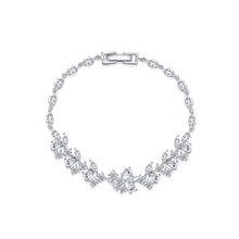 Load image into Gallery viewer, Fashion Brilliant Leaf Bracelet with Cubic Zirconia
