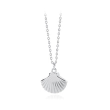Load image into Gallery viewer, 925 Sterling Silver Fashion Simple Shell Pendant with Necklace