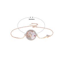 Load image into Gallery viewer, 925 Sterling Silver Plated Rose Gold Fashion Temperament Twelve Constellations Taurus Geometric Bracelet with Cubic Zirconia