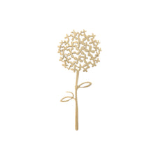 Load image into Gallery viewer, Simple Fashion Plated Gold Dandelion Brooch