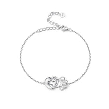 Load image into Gallery viewer, 925 Sterling Silver Simple and Cute Cat Paw Bracelet