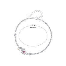 Load image into Gallery viewer, 925 Sterling Silver Fashion Elegant Tulip Bracelet with Cubic Zirconia