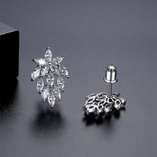 Load image into Gallery viewer, Fashion Temperament Leaf Earrings with Cubic Zirconia