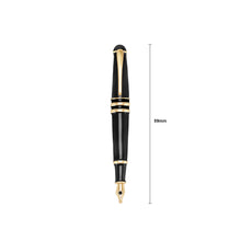 Load image into Gallery viewer, Simple Creative Plated Gold Enamel Black Fountain Pen Brooch