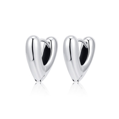 Simple and Fashion Heart-shaped Geometric Earrings