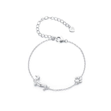 Load image into Gallery viewer, 925 Sterling Silver Simple Cute Dachshund Dog Bracelet