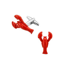 Load image into Gallery viewer, Simple Personalized Lobster Cufflinks