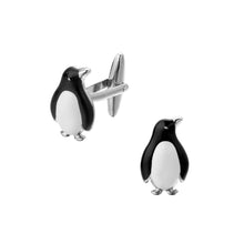 Load image into Gallery viewer, Simple and Cute Penguin Cufflinks