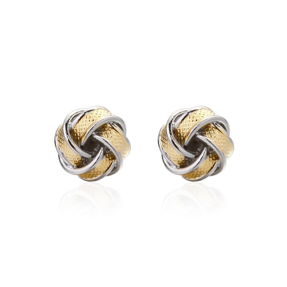 Simple and Personalized Golden Twist Geometric Cufflinks