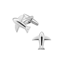 Load image into Gallery viewer, Fashion and Simple Airplane Shape Cufflinks
